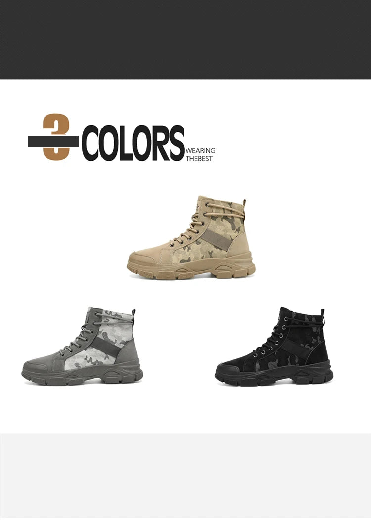 Men's Hiking Boots, Trendy and Versatile Running Shoes, Modern Sports-Style Design Outdoor Hiking Boots, Mountaineering Hiking Boots Pi-Mart