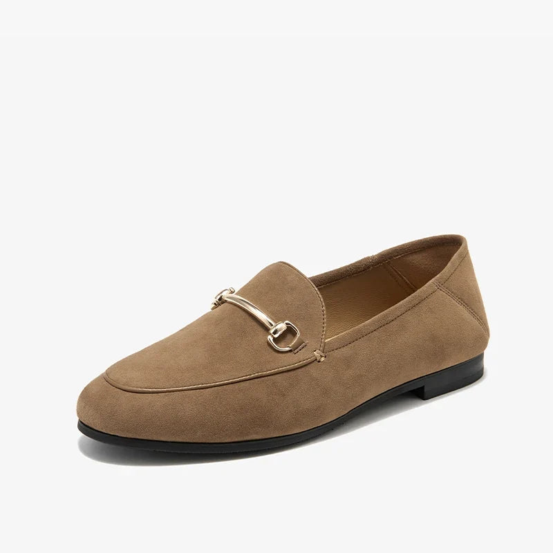 BEAUTODAY Dress Shoes Women Loafers Cow Leather Sheepskin Rubber Formal Business Suit Ladies 2025 Spring Autumn Handmade 27171 LadyShow.Store