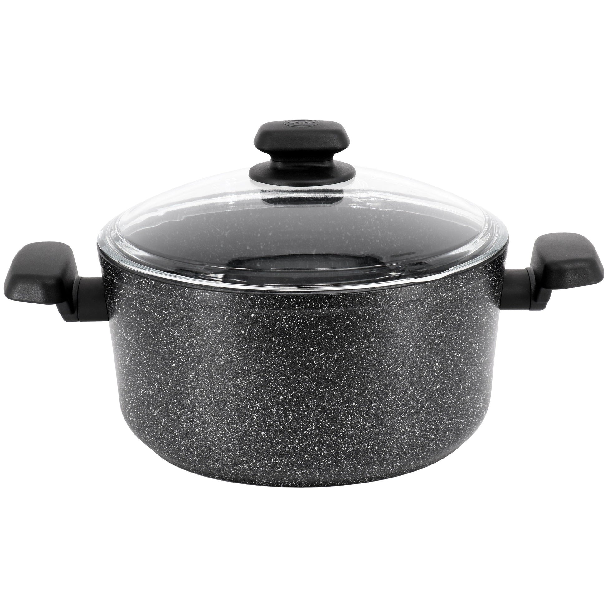Korkmaz Ornella Non Stick 11 Inch 8 Liter Casserole with Lid in Black LuxuryLifeWay Online Store
