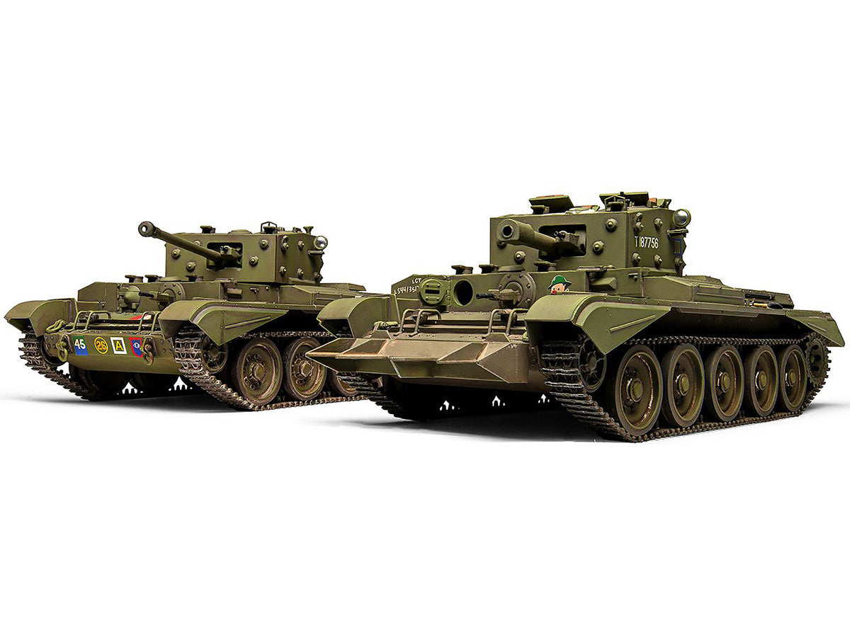 Level 3 Model Kit Cromwell Mk.IV / Mk.VI Cruiser Tank with 2 Scheme Options 1/35 Plastic Model Kit by Airfix LuxuryLifeWay Online Store