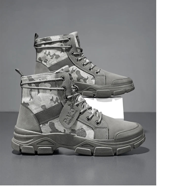 Men's Hiking Boots, Trendy and Versatile Running Shoes, Modern Sports-Style Design Outdoor Hiking Boots, Mountaineering Hiking Boots Pi-Mart