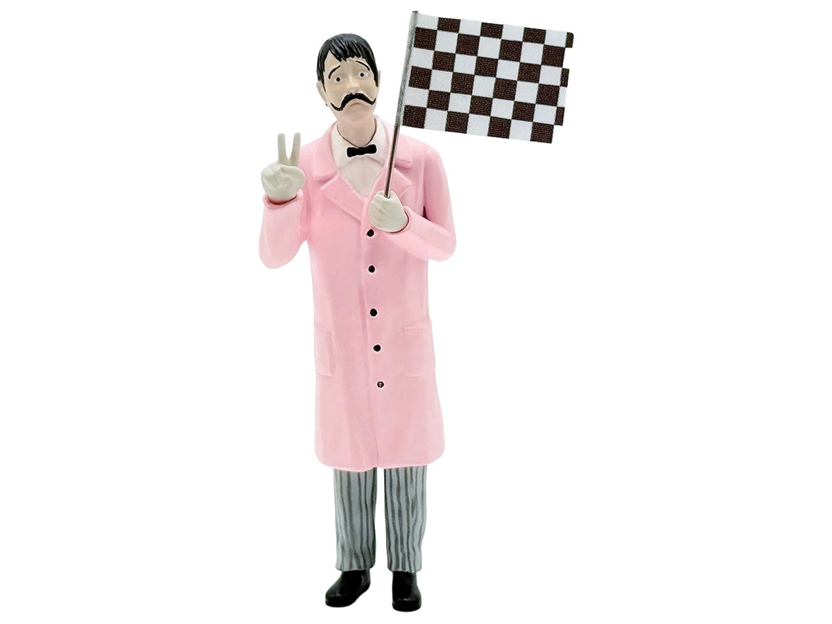 "Dr. Olds" Figure with Flag for 1/18 Scale Models by ACME LuxuryLifeWay Online Store