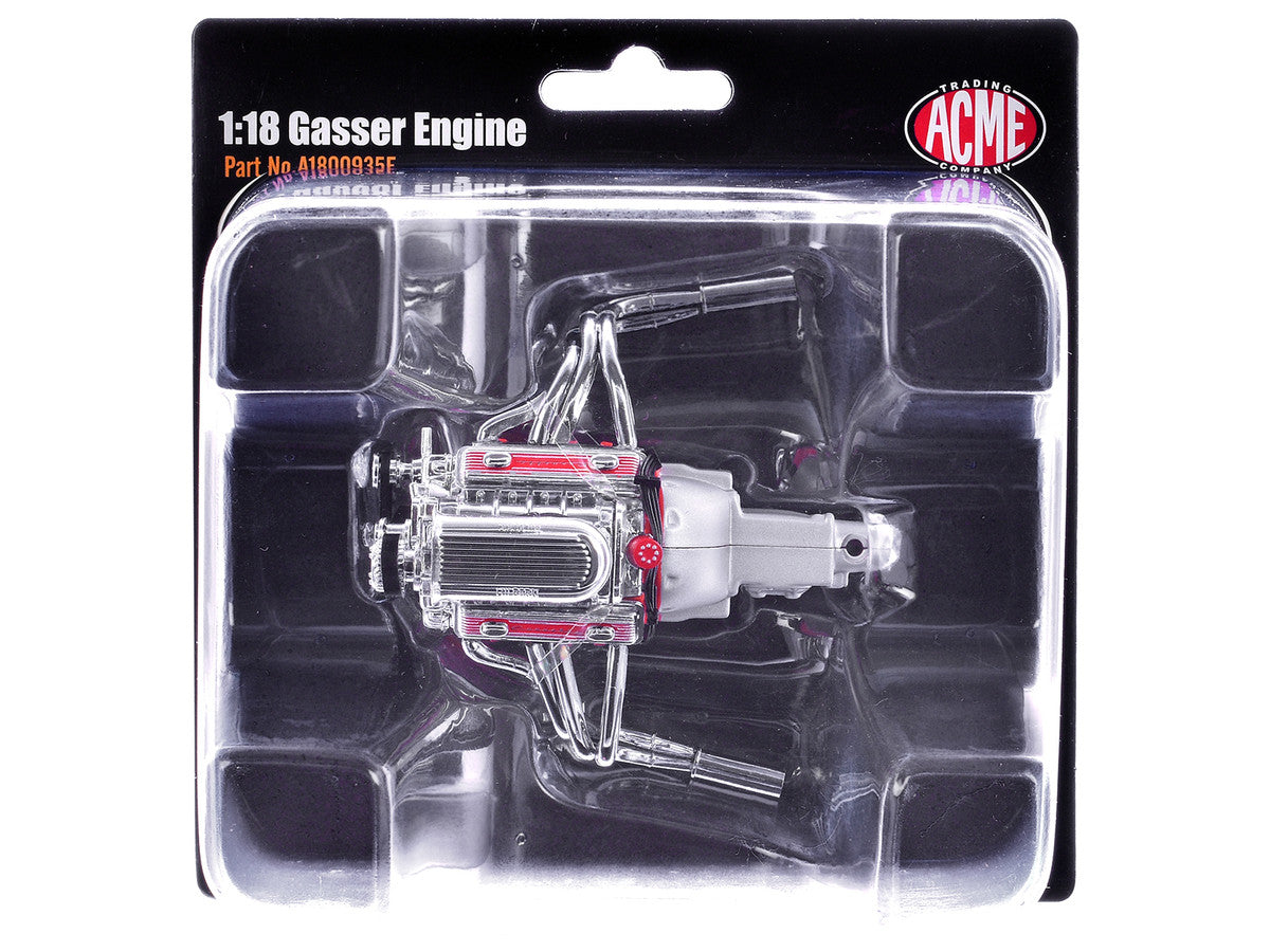 Chevrolet Gasser Engine Replica from "Chevrolet Corvette Gasser" 1/18 Model by ACME LuxuryLifeWay Online Store