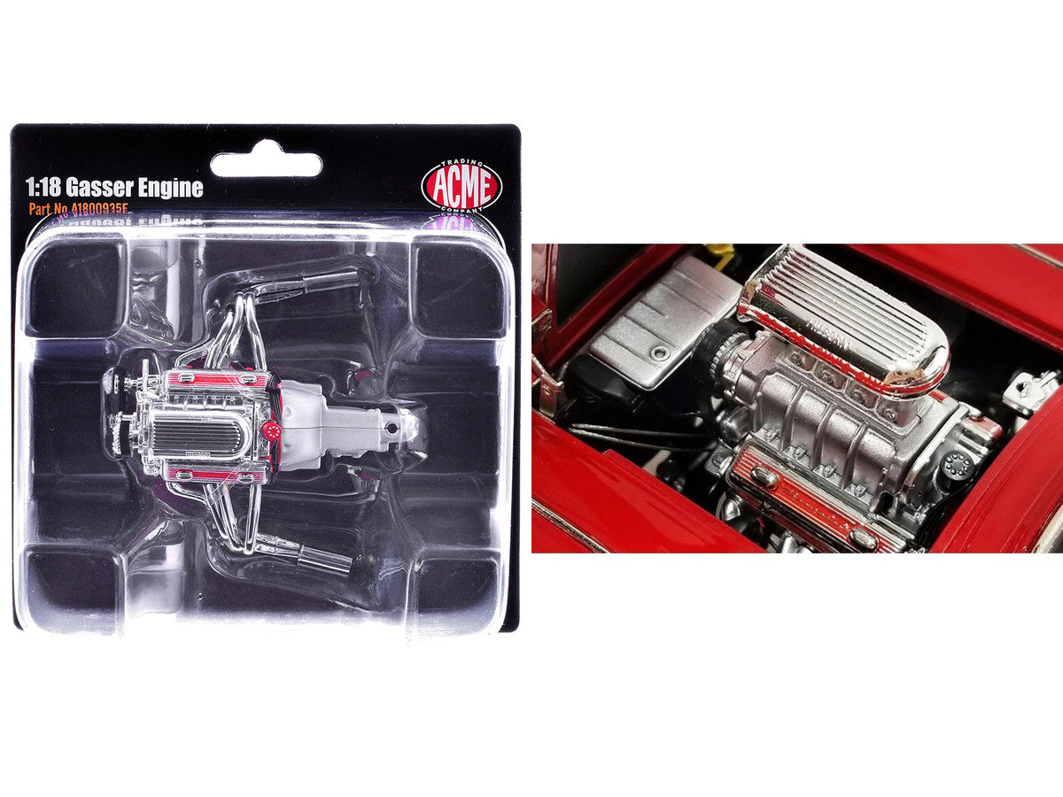 Chevrolet Gasser Engine Replica from "Chevrolet Corvette Gasser" 1/18 Model by ACME LuxuryLifeWay Online Store