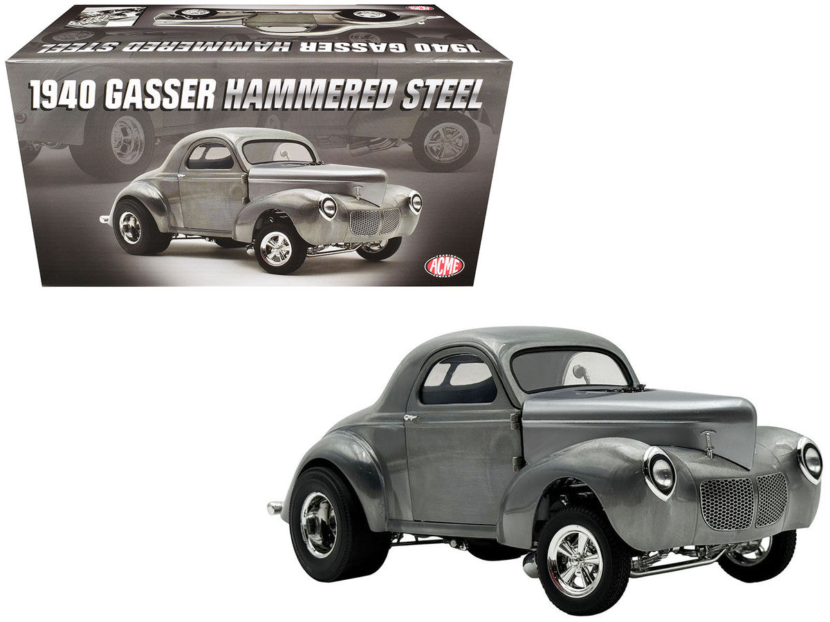 1940 Gasser "Hammered Steel" Raw Metal Limited Edition to 306 pieces Worldwide 1/18 Diecast Model Car by ACME LuxuryLifeWay Online Store