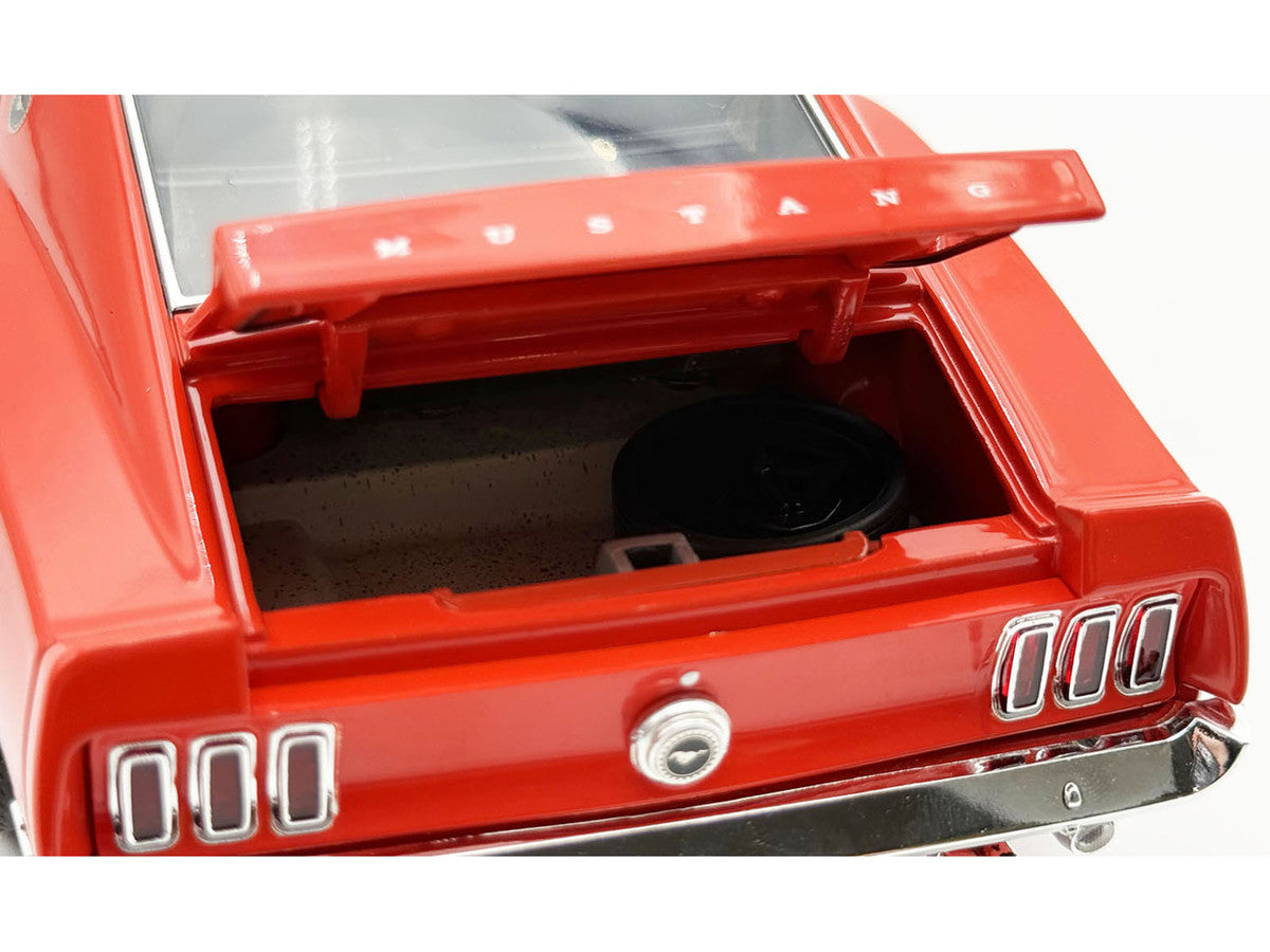 1969 Ford Mustang Limited Edition 600 Flower Power Red Limited Edition to 300 pieces Worldwide 1/18 Diecast Model Car by ACME LuxuryLifeWay Online Store