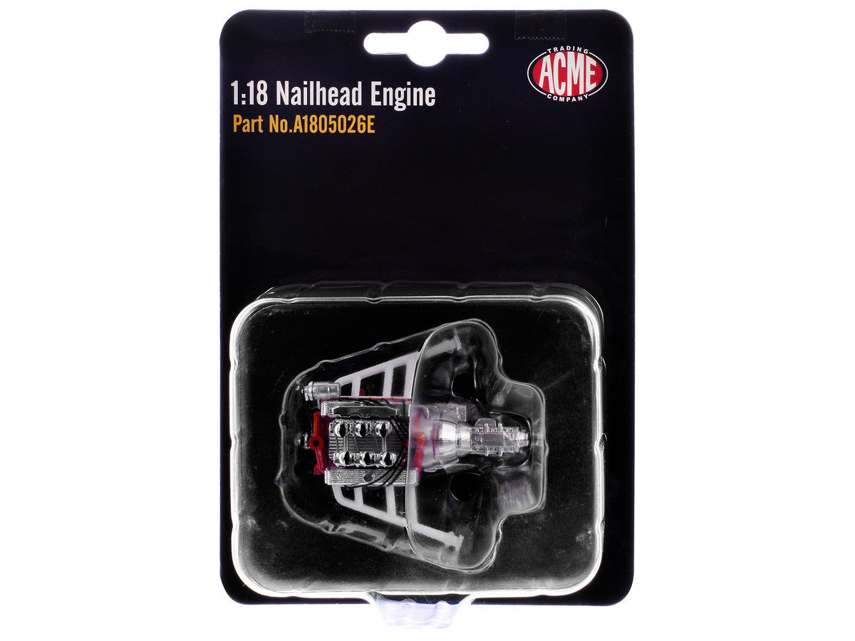 Nailhead Engine Replica from "1932 Ford 3 Window Coupe 'Peppermint Twist'" 1/18 Model by ACME LuxuryLifeWay Online Store