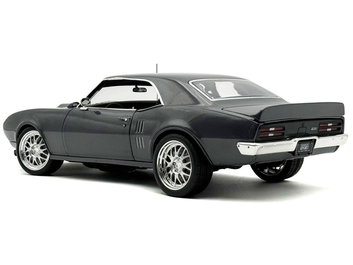 1968 Pontiac Firebird Street Fighter "Silver Bird" Gun Metal Gray Metallic Limited Edition to 400 pieces Worldwide 1/18 Diecast Model Car by ACME LuxuryLifeWay Online Store