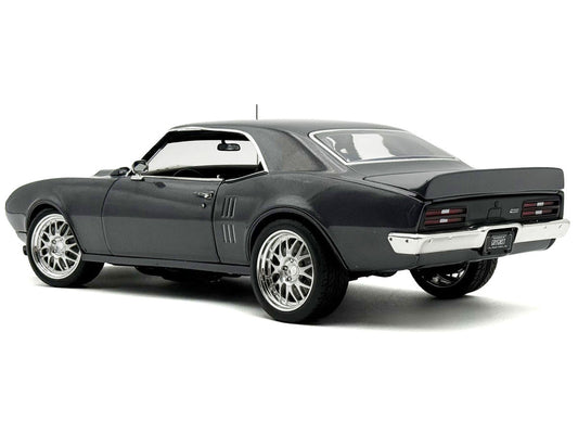 1968 Pontiac Firebird Street Fighter "Silver Bird" Gun Metal Gray Metallic Limited Edition to 400 pieces Worldwide 1/18 Diecast Model Car by ACME LuxuryLifeWay Online Store