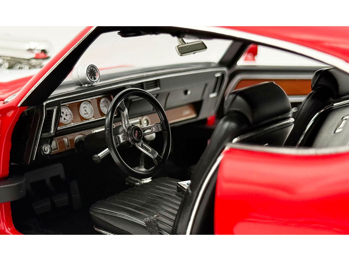 1970 Oldsmobile 442 W30 "W-Machine - Drag Outlaws" Red with White Stripes Limited Edition to 300 pieces Worldwide 1/18 Diecast Model Car by ACME LuxuryLifeWay Online Store
