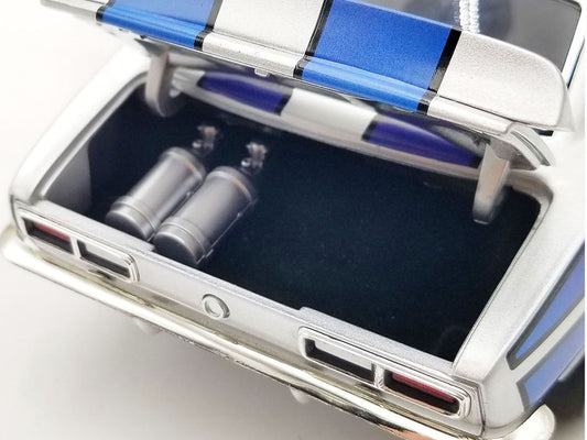 1968 Chevrolet Camaro "Street Machines" Silver Metallic with Graphics Limited Edition to 300 pieces Worldwide 1/18 Diecast Model Car by ACME LuxuryLifeWay Online Store