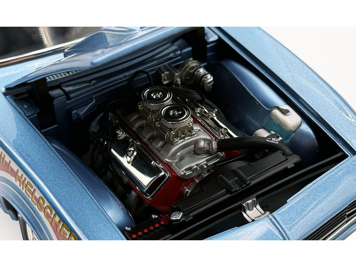 1967 Chevrolet Camaro "Mr. Bardahl Drag Car" Blue Metallic with Red and White Graphics Limited Edition to 312 pieces Worldwide 1/18 Diecast Model Car by ACME LuxuryLifeWay Online Store