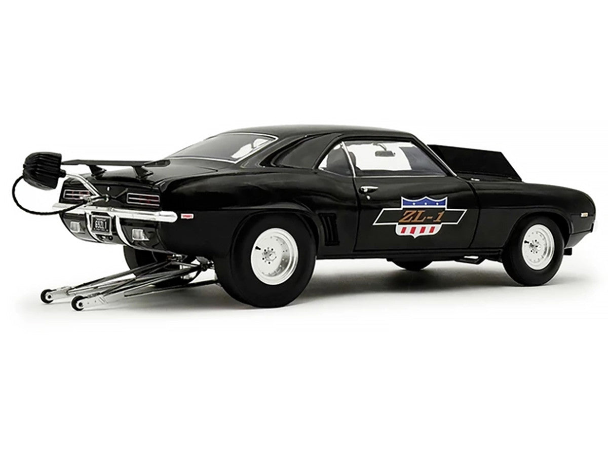 1969 Chevrolet Camaro ZL-1 "Drag Outlaws" Black Limited Edition to 372 pieces Worldwide 1/18 Diecast Model Car by ACME LuxuryLifeWay Online Store