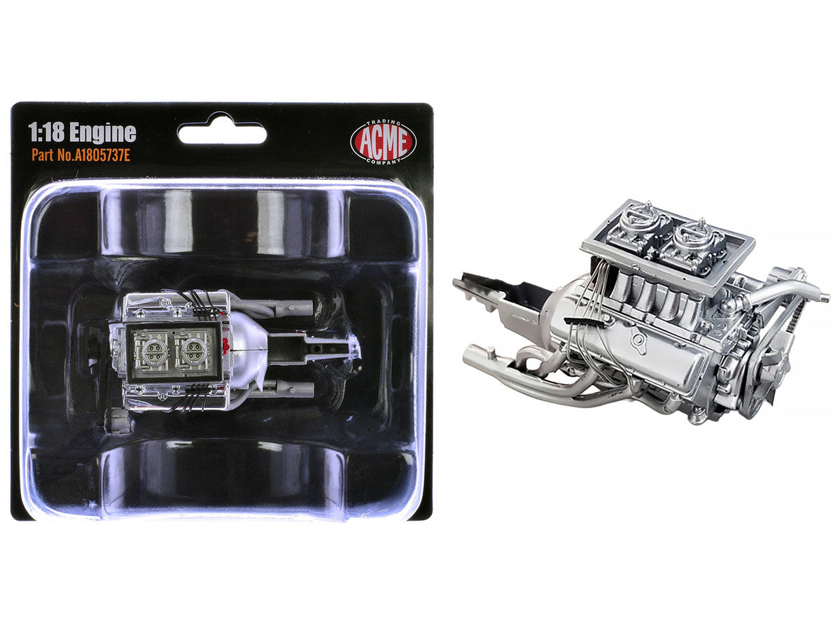 ZL-1 427 Engine and Transmission Replica from "1969 Chevrolet Camaro ZL-1" 1/18 Model by ACME LuxuryLifeWay Online Store