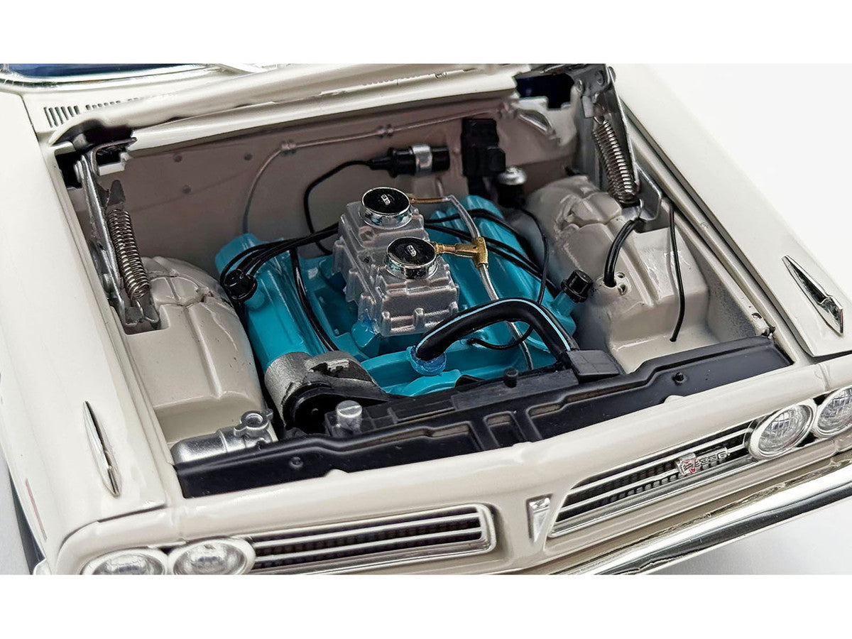 1963 Pontiac Tempest Super Duty "Wynn Engineering Co." White with Blue Interior Limited Edition to 315 pieces Worldwide 1/18 Diecast Model Car by ACME LuxuryLifeWay Online Store