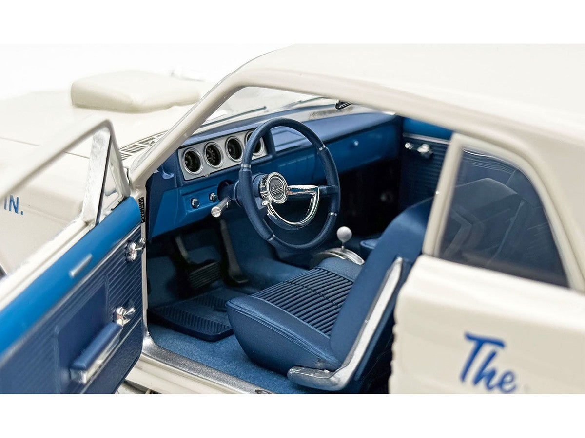 1963 Pontiac Tempest Super Duty "Wynn Engineering Co." White with Blue Interior Limited Edition to 315 pieces Worldwide 1/18 Diecast Model Car by ACME LuxuryLifeWay Online Store