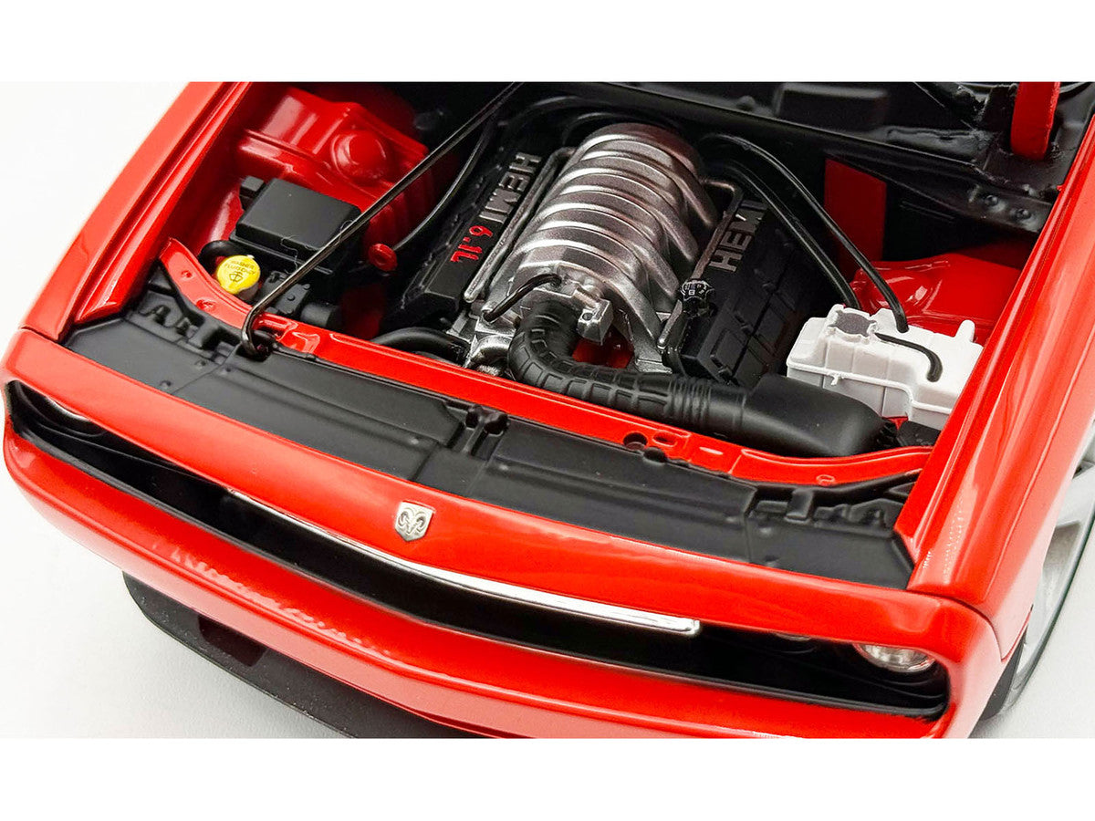 2010 Dodge Challenger SRT8 #01 "The General" Orange Limited Edition to 510 pieces Worldwide 1/18 Diecast Model Car by ACME LuxuryLifeWay Online Store