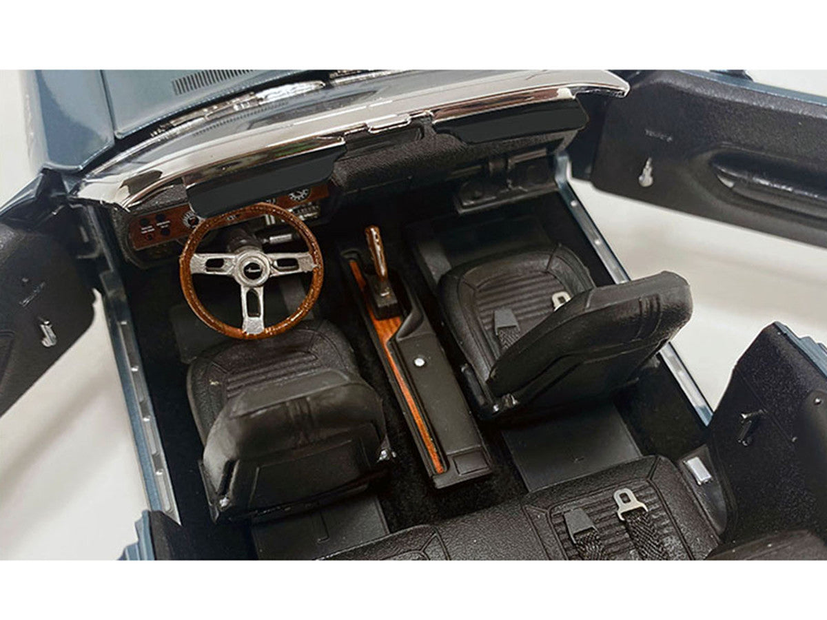 1971 Plymouth HEMI Cuda Convertible Winchester Gray with Black Soft Top Limited Edition to 354 pieces Worldwide 1/18 Diecast Model Car by ACME LuxuryLifeWay Online Store