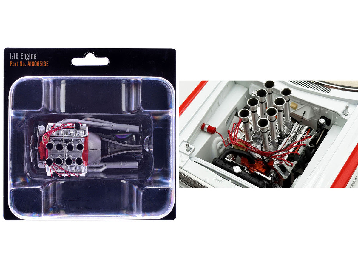 426 Injected HEMI Engine Replica from "1965 Dodge Coronet AWB" 1/18 Model by ACME LuxuryLifeWay Online Store