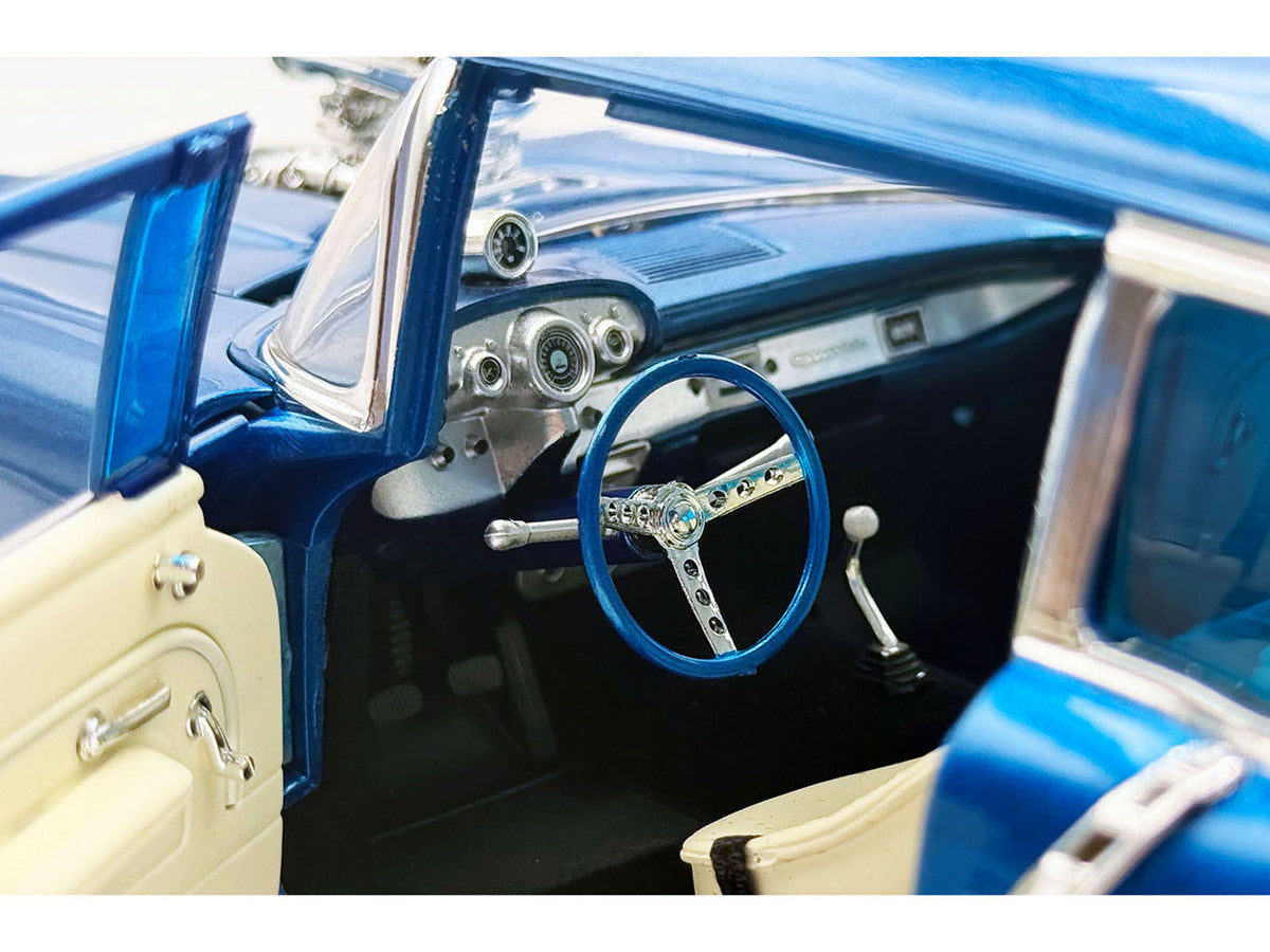 1957 Chevrolet 150 Gasser "High Roller" Blue Metallic Limited Edition to 300 pieces Worldwide 1/18 Diecast Model Car by ACME LuxuryLifeWay Online Store