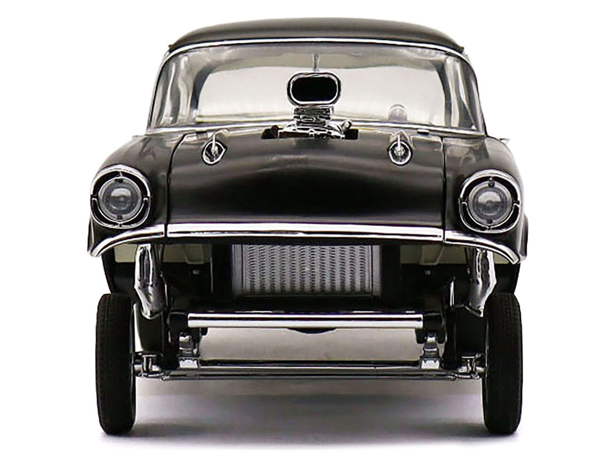 1957 Chevrolet 150 Gasser "Prime Time" Black Limited Edition to 204 pieces Worldwide 1/18 Diecast Model Car by ACME LuxuryLifeWay Online Store