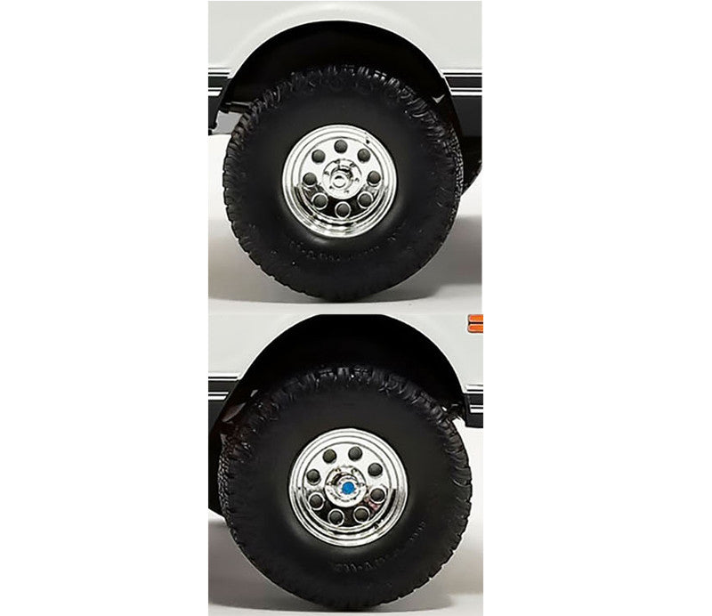 "Offroad" 35" Mag Wheel and Tire Set of 4 pieces from 1971 Chevrolet K5 Blazer for 1/18 Scale Models by ACME LuxuryLifeWay Online Store