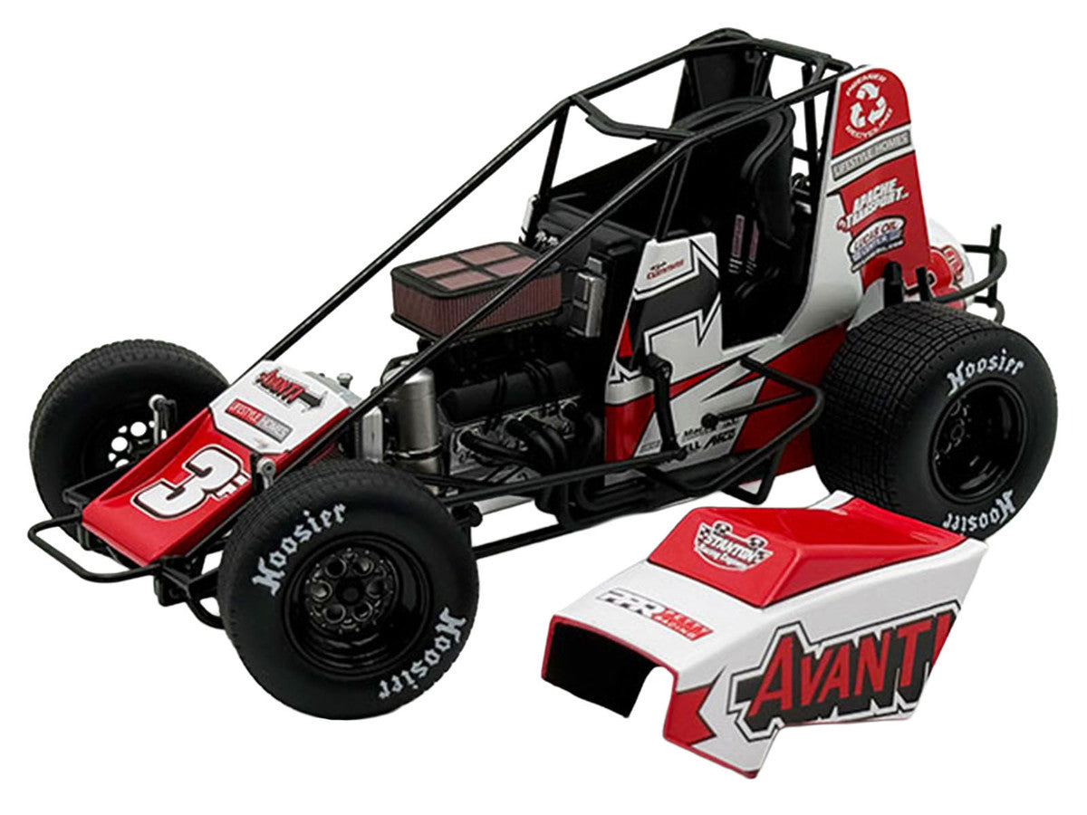 USAC Sprint Car #3P Kyle Cummins "Avanti" Champion "USAC Sprint Car National Championship" (2025) 1/18 Diecast Model Car by ACME LuxuryLifeWay Online Store