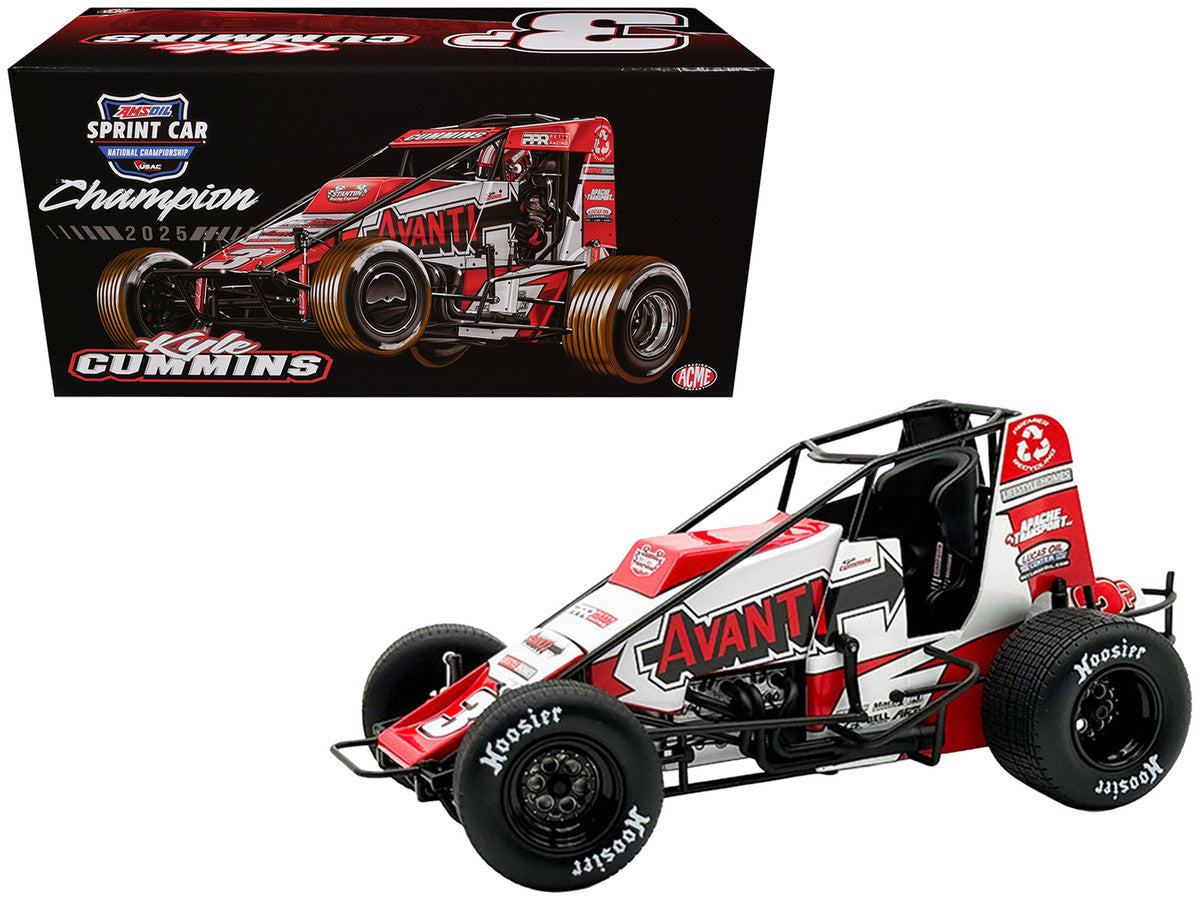 USAC Sprint Car #3P Kyle Cummins "Avanti" Champion "USAC Sprint Car National Championship" (2025) 1/18 Diecast Model Car by ACME LuxuryLifeWay Online Store
