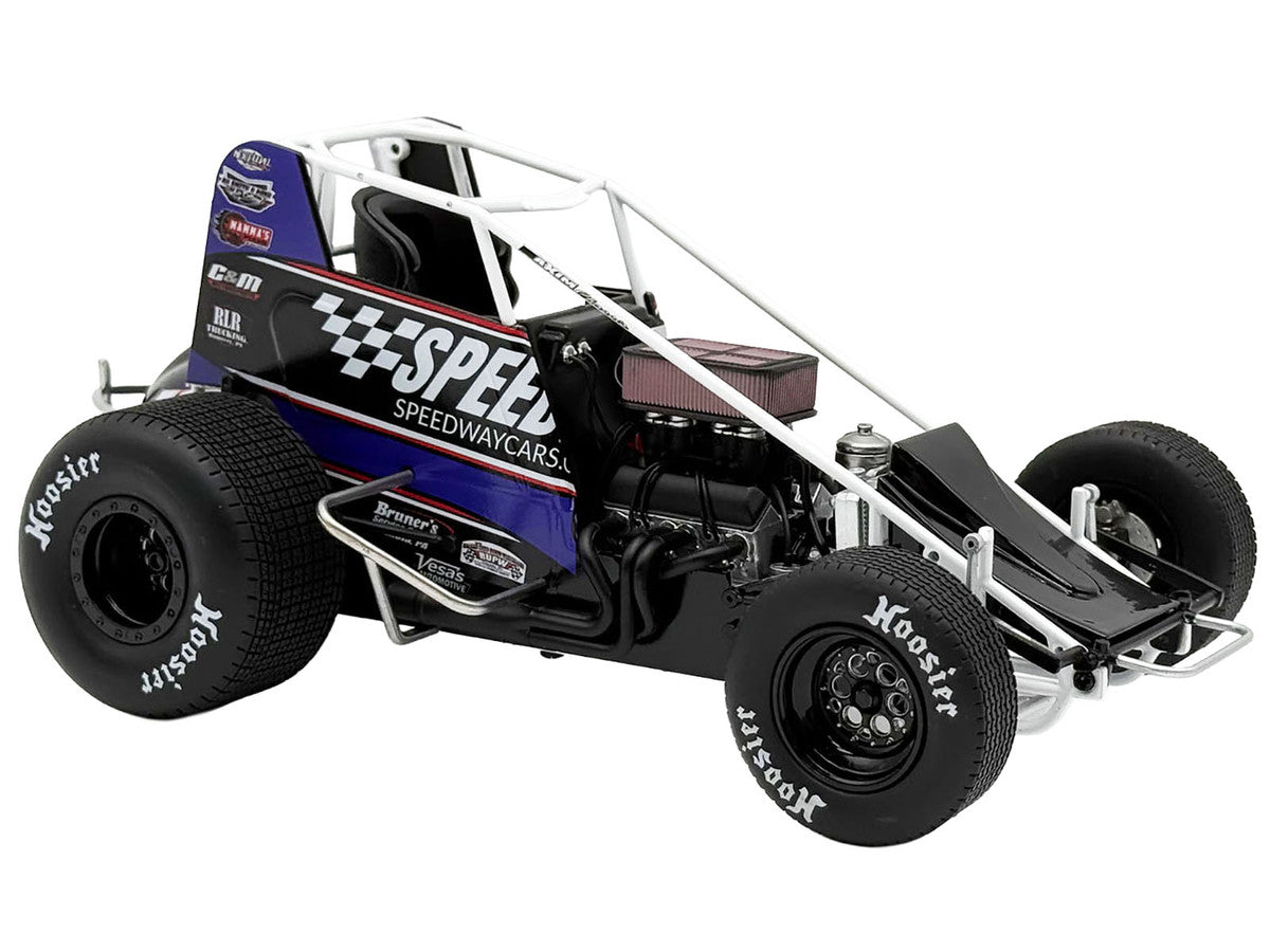 Winged Sprint Car #48 Danny Dietrich "Weikert's Livestock - Speedway Cars" Gary Kauffman Racing (2025) 1/18 Diecast Model Car by ACME LuxuryLifeWay Online Store