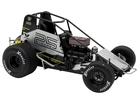 Winged Sprint Car #17 Cory Eliason "Devil Race Karts" Monte Motorsports (2025) 1/18 Diecast Model Car by ACME LuxuryLifeWay Online Store