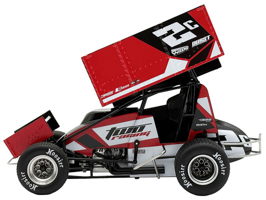 Winged Sprint Car #2C Cole Macedo "Two C Racing" (2025) 1/18 Diecast Model Car by ACME LuxuryLifeWay Online Store