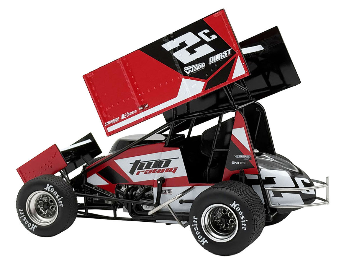 Winged Sprint Car #2C Cole Macedo "Two C Racing" (2025) 1/18 Diecast Model Car by ACME LuxuryLifeWay Online Store