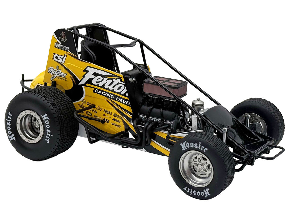 Winged Sprint Car #19 Brent Marks "Fenton Marks Racing" (2026) 1/18 Diecast Model Car by ACME LuxuryLifeWay Online Store