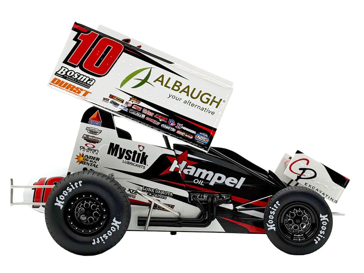 Winged Sprint Car #10 Ryan Timms "Liebig Motorsports - Hampel Oil" (2026) 1/18 Diecast Model Car by ACME LuxuryLifeWay Online Store