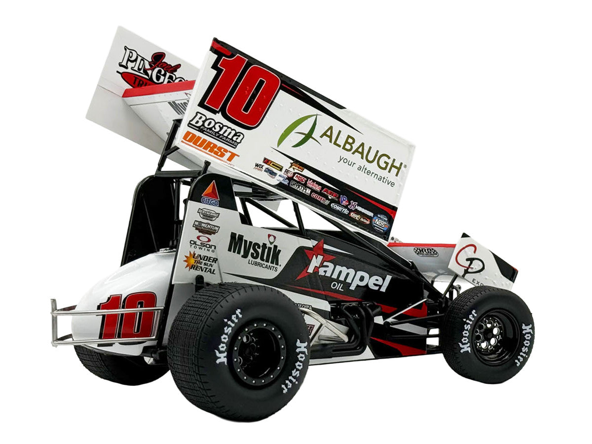 Winged Sprint Car #10 Ryan Timms "Liebig Motorsports - Hampel Oil" (2026) 1/18 Diecast Model Car by ACME LuxuryLifeWay Online Store