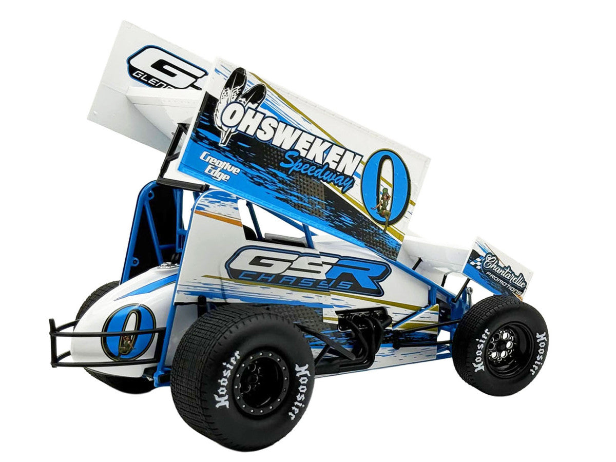 Winged Sprint Car #0 Glenn Styres "GSR Chassis - Ohsweken Speedway" (2026) 1/18 Diecast Model Car by ACME LuxuryLifeWay Online Store