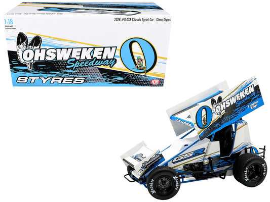 Winged Sprint Car #0 Glenn Styres "GSR Chassis - Ohsweken Speedway" (2026) 1/18 Diecast Model Car by ACME LuxuryLifeWay Online Store