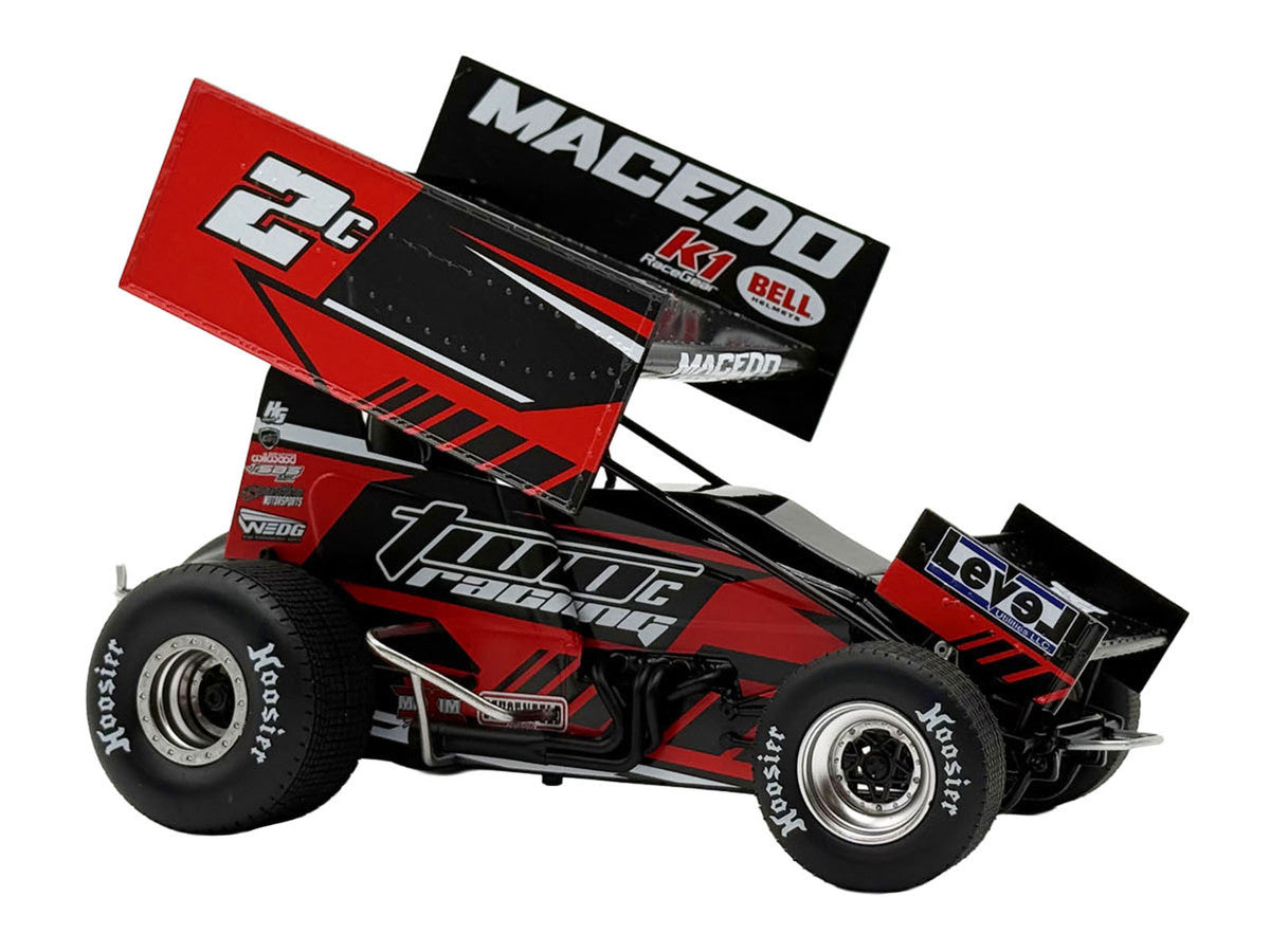 Winged Sprint Car #2C Cole Macedo "Two C Racing" (2026) 1/18 Diecast Model Car by ACME LuxuryLifeWay Online Store