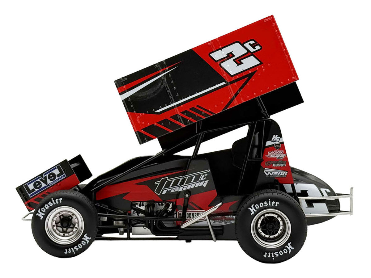 Winged Sprint Car #2C Cole Macedo "Two C Racing" (2026) 1/18 Diecast Model Car by ACME LuxuryLifeWay Online Store