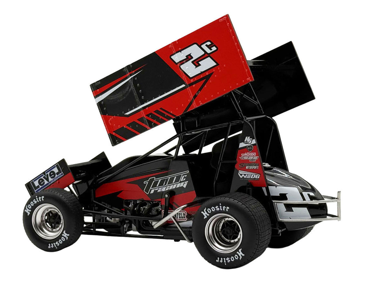 Winged Sprint Car #2C Cole Macedo "Two C Racing" (2026) 1/18 Diecast Model Car by ACME LuxuryLifeWay Online Store