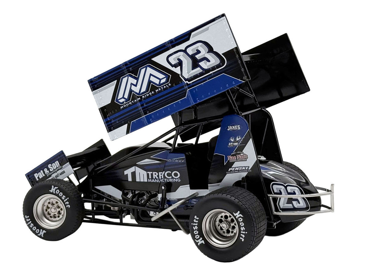 Winged Sprint Car #23 Chase Dietz "Treyco Manufacturing - Mountain Ridge Metals" (2026) 1/18 Diecast Model Car by ACME LuxuryLifeWay Online Store