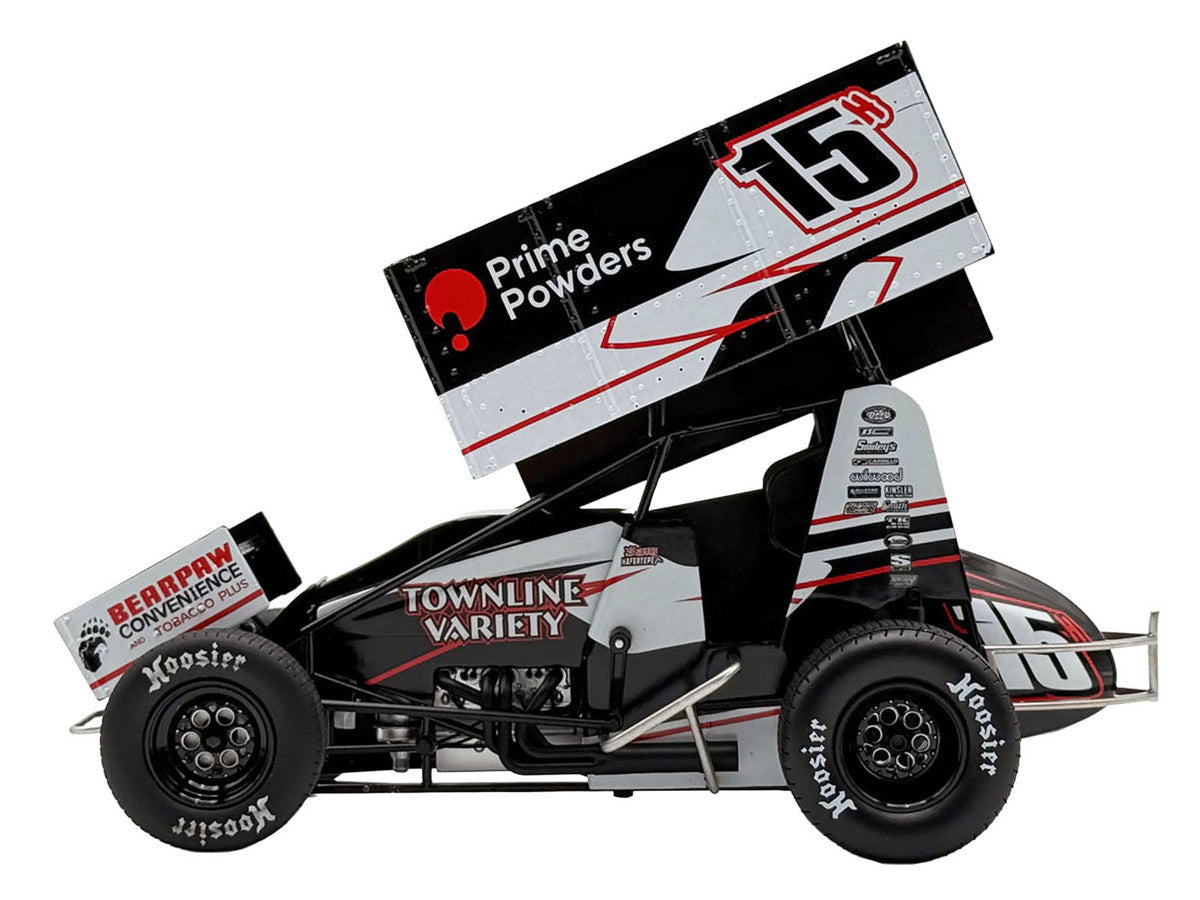Winged Sprint Car #15H Sam Hafertepe "Townline Variety - Prime Powders" (2026) 1/18 Diecast Model Car by ACME LuxuryLifeWay Online Store
