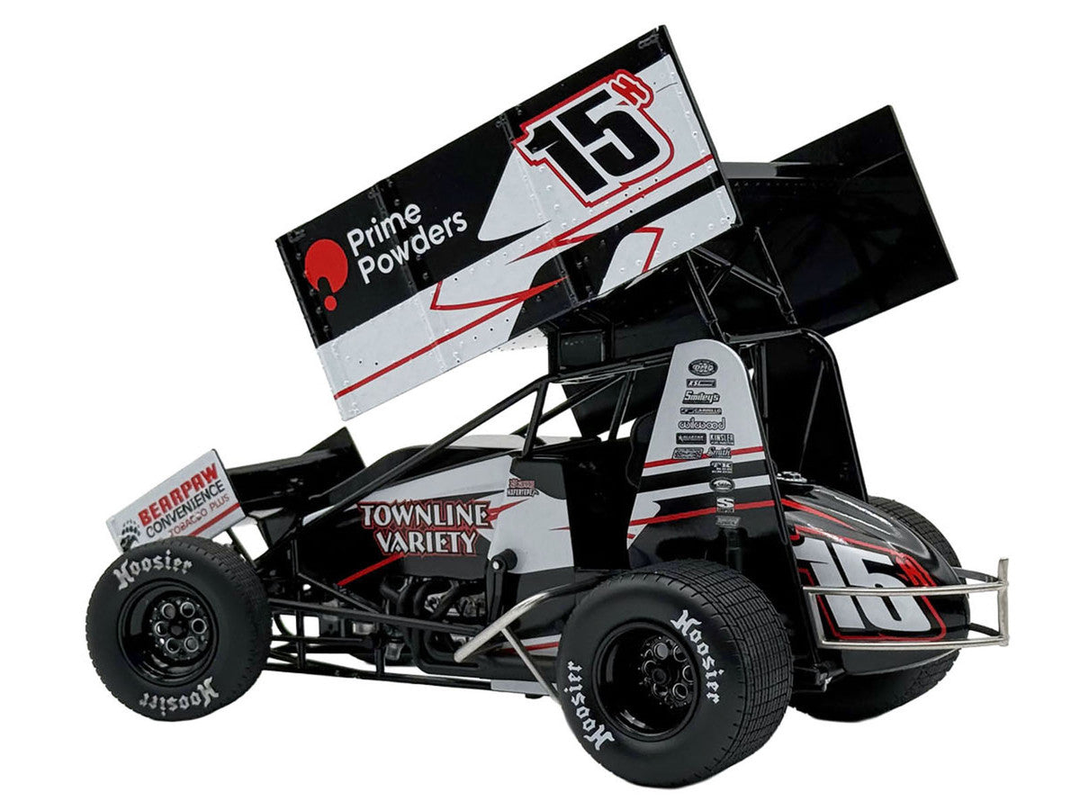 Winged Sprint Car #15H Sam Hafertepe "Townline Variety - Prime Powders" (2026) 1/18 Diecast Model Car by ACME LuxuryLifeWay Online Store