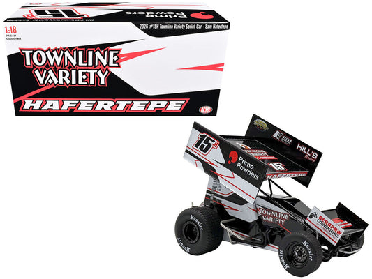 Winged Sprint Car #15H Sam Hafertepe "Townline Variety - Prime Powders" (2026) 1/18 Diecast Model Car by ACME LuxuryLifeWay Online Store