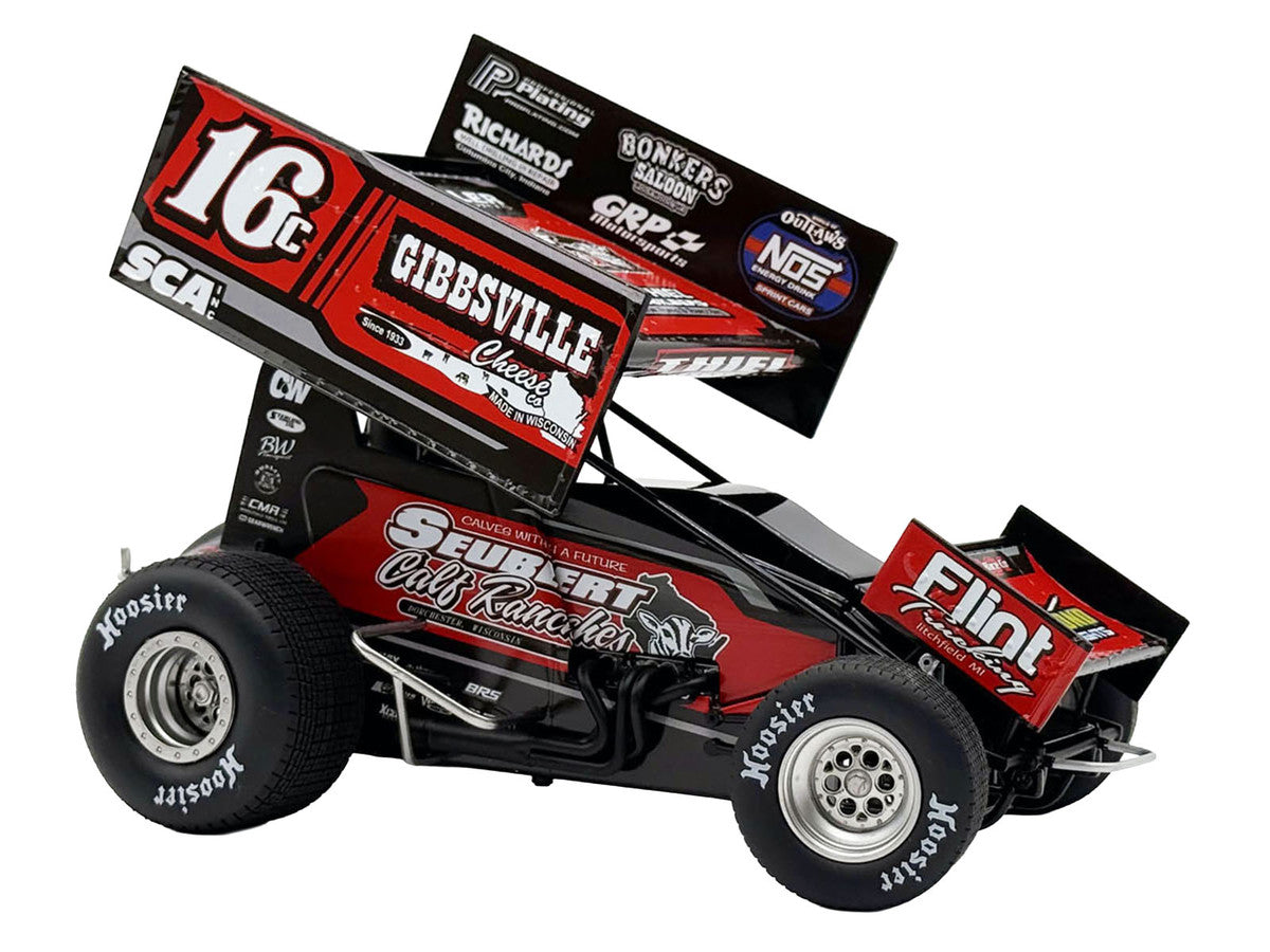 Winged Sprint Car #16C Scotty Thiel "Greg Wheeler Motorsports - Seubert Calf Ranches" (2026) 1/18 Diecast Model Car by ACME LuxuryLifeWay Online Store