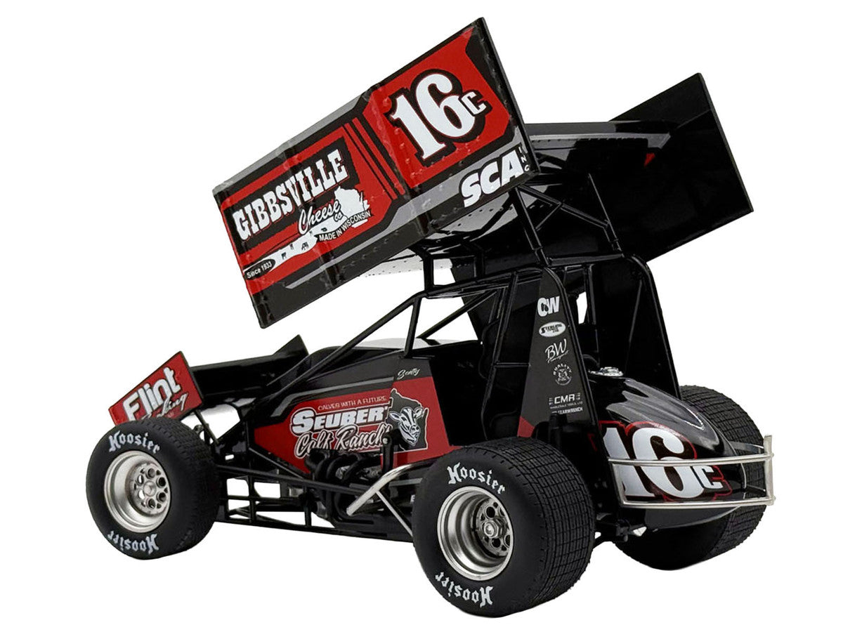 Winged Sprint Car #16C Scotty Thiel "Greg Wheeler Motorsports - Seubert Calf Ranches" (2026) 1/18 Diecast Model Car by ACME LuxuryLifeWay Online Store