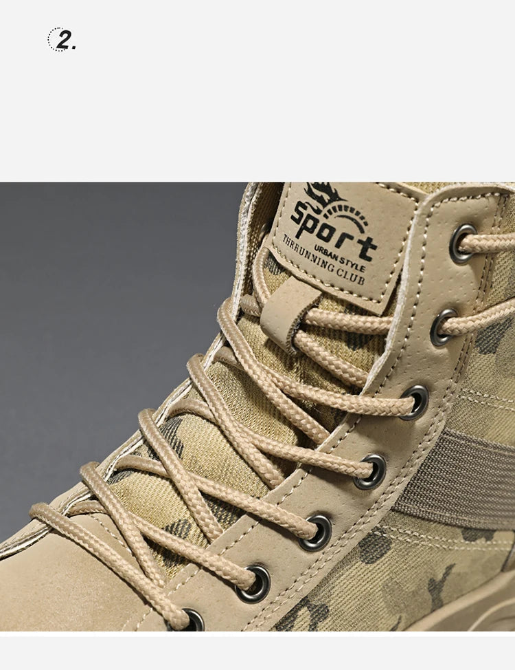 Men's Hiking Boots, Trendy and Versatile Running Shoes, Modern Sports-Style Design Outdoor Hiking Boots, Mountaineering Hiking Boots Pi-Mart