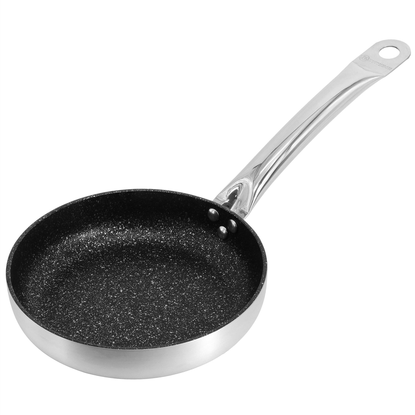 Korkmaz Gastro 11 Inch Proline Professional Series Tava and Frypan in Brushed Silver LuxuryLifeWay Online Store