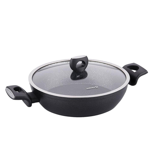 Korkmaz Nora 2 Piece 3 Liter Alumium Nonstick Low Casserole Dish with Lid LuxuryLifeWay Online Store
