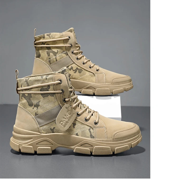 Men's Hiking Boots, Trendy and Versatile Running Shoes, Modern Sports-Style Design Outdoor Hiking Boots, Mountaineering Hiking Boots Pi-Mart